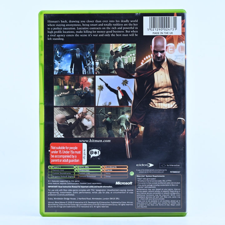 Hitman: Blood Money - Original Xbox Game + Manual - PAL - MINT DISC!