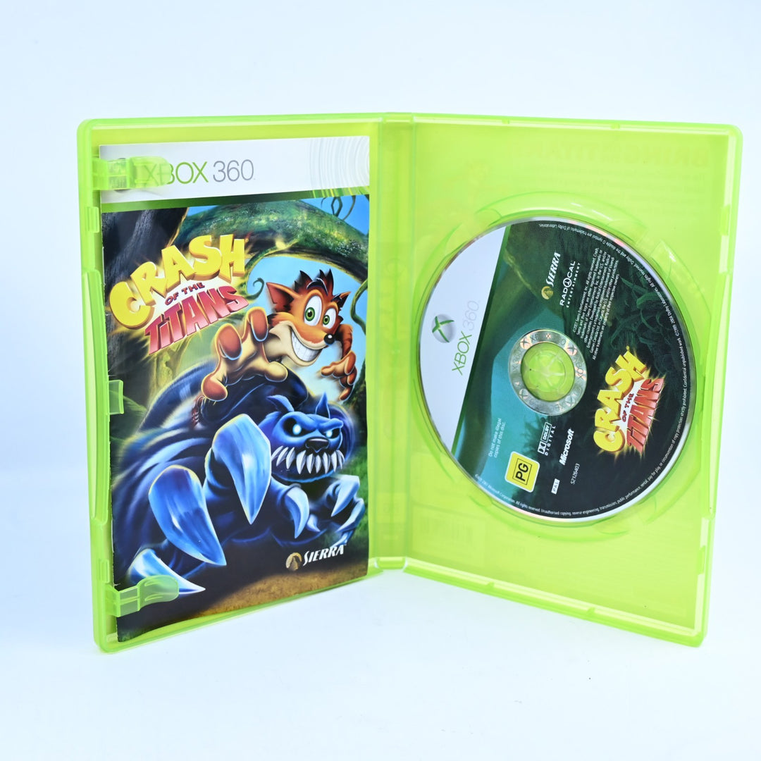 Crash Of The Titans - Xbox 360 Game + Manual - PAL - MINT DISC!