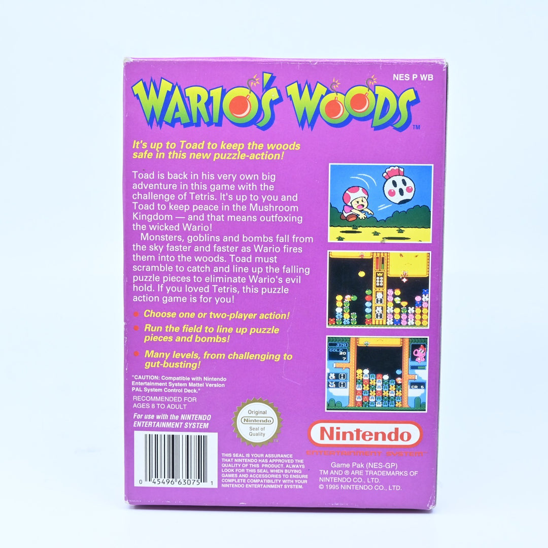 Wario's Woods - Nintendo Entertainment System / NES Boxed Game - PAL