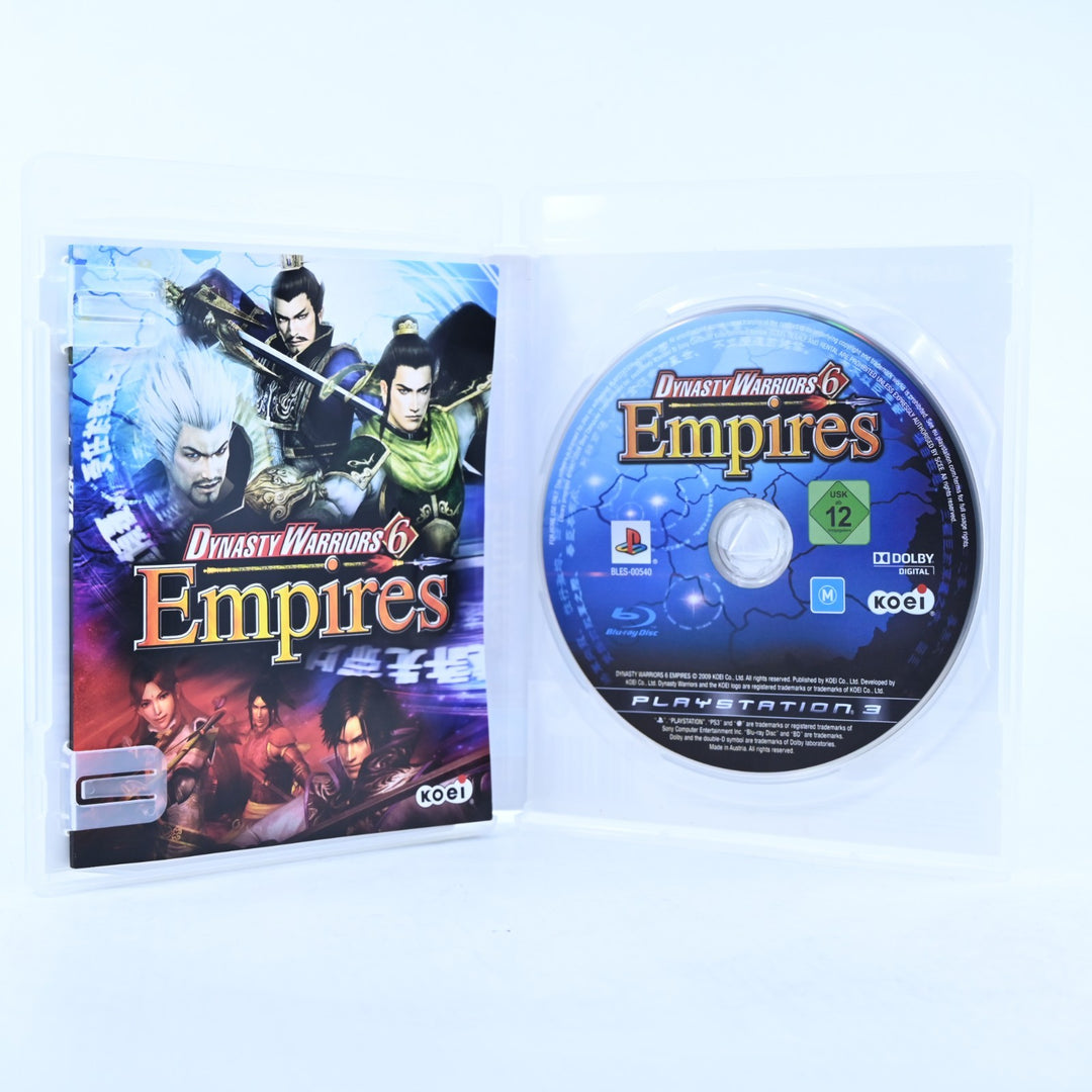 Dynasty Warriors 6: Empires - Sony Playstation 3 / PS3 Game + Manual