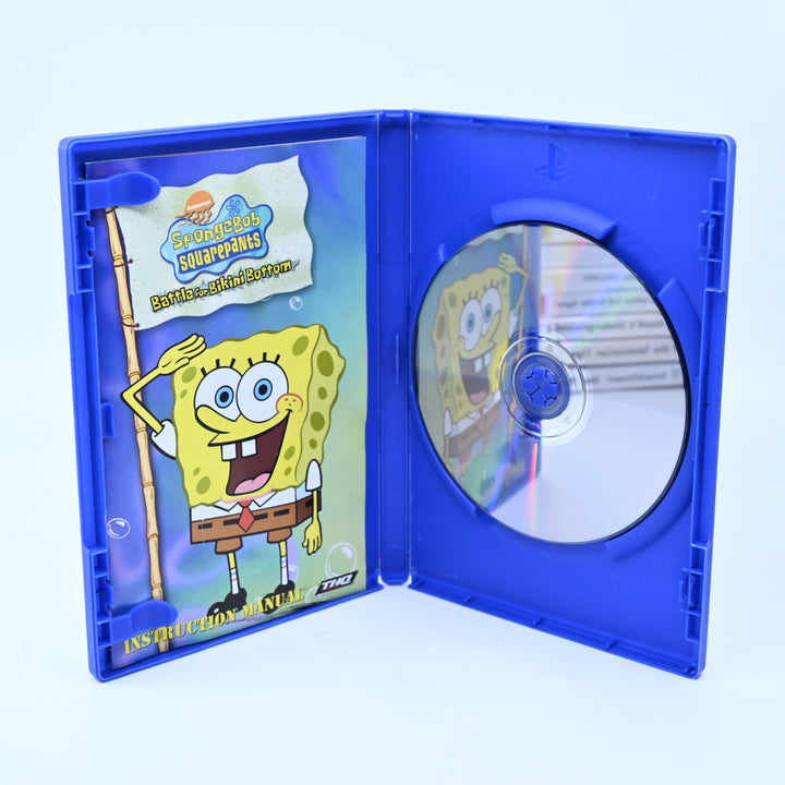 Spongebob Squarepants: Battle For Bikini Bottom - PS2 Game + Manual - PAL
