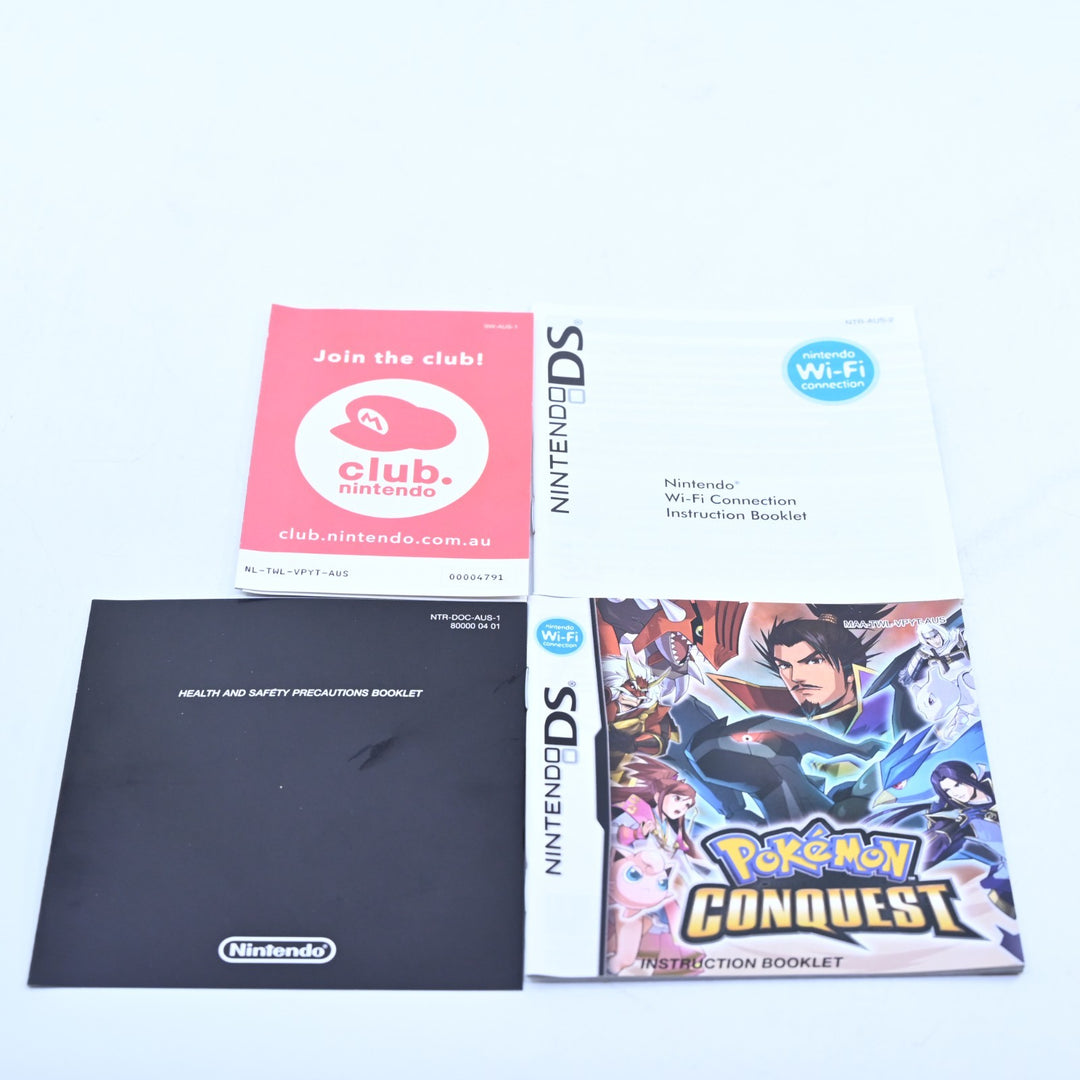 Pokemon Conquest - Nintendo DS Game - PAL + Manual - FREE POST!