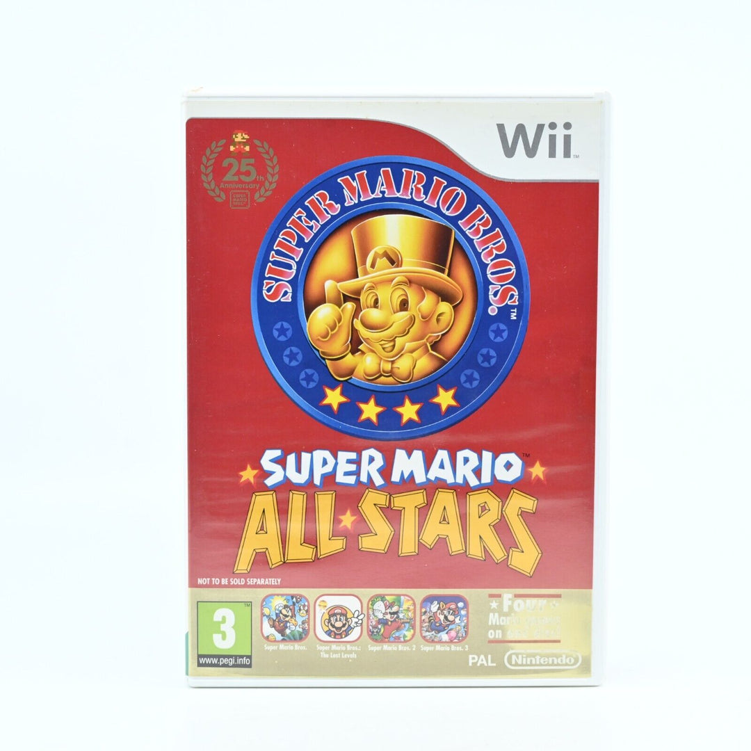 Super Mario All Stars 25th Anniversary Edition - Nintendo Wii Game + Manual