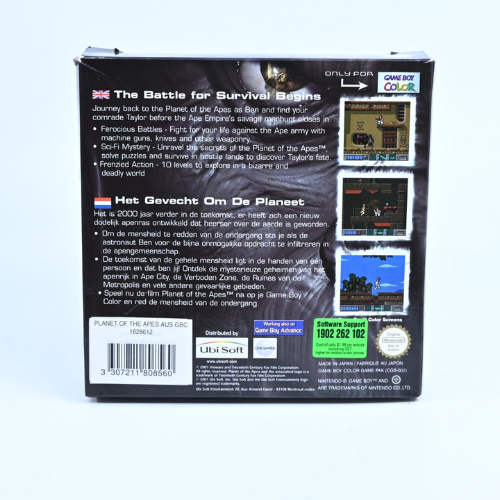 Planet of the Apes - Nintendo Gameboy Boxed Game - PAL - FREE POST!