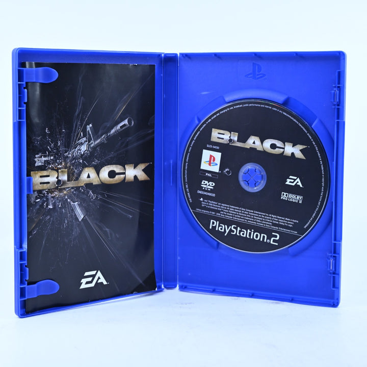 Black - Sony Playstation 2 / PS2 Game + Manual - PAL - MINT DISC!