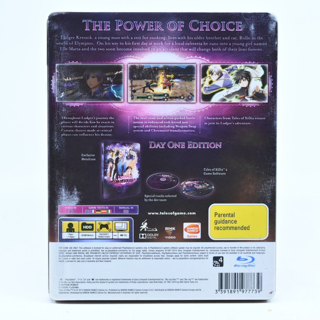 Tales of Xillia 2: Day One Edition - Sony Playstation 3 / PS3 Game + Manual