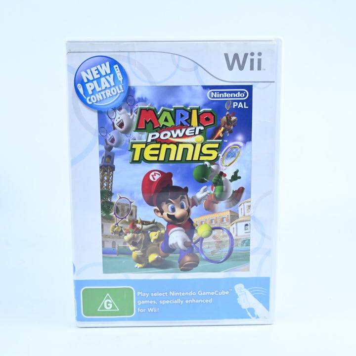 Mario Power Tennis - Nintendo Wii Game + Manual - PAL - FREE POST!