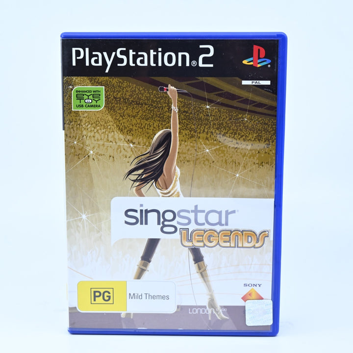 SingStar Legends - Sony Playstation 2 / PS2 Game + Manual - PAL - MINT DISC!