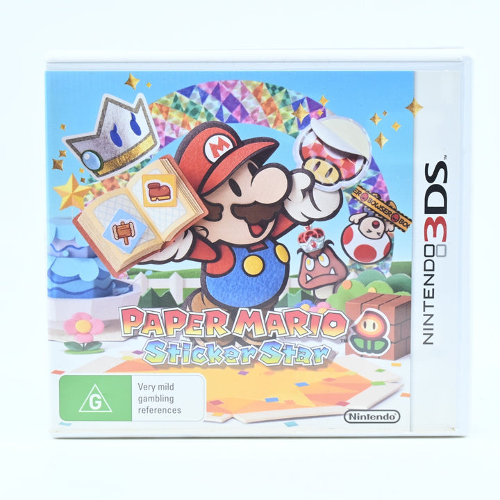 Paper Mario Sticker Star - Nintendo 3DS Game - PAL - FREE POST!