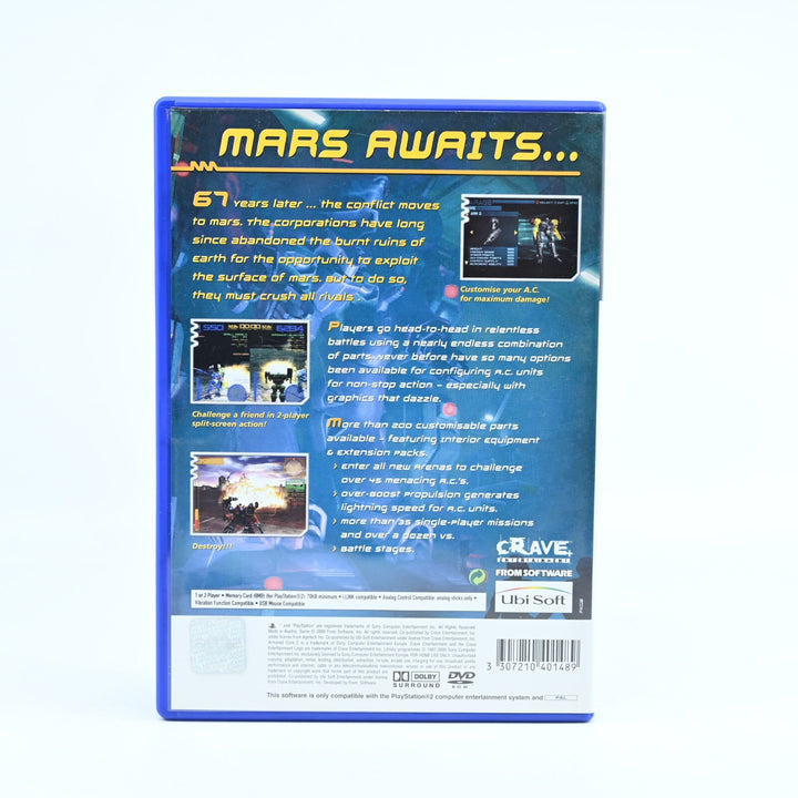 Armored Core 2 - No Manual - Sony Playstation 2 / PS2 Game PAL - NEAR MINT DISC!