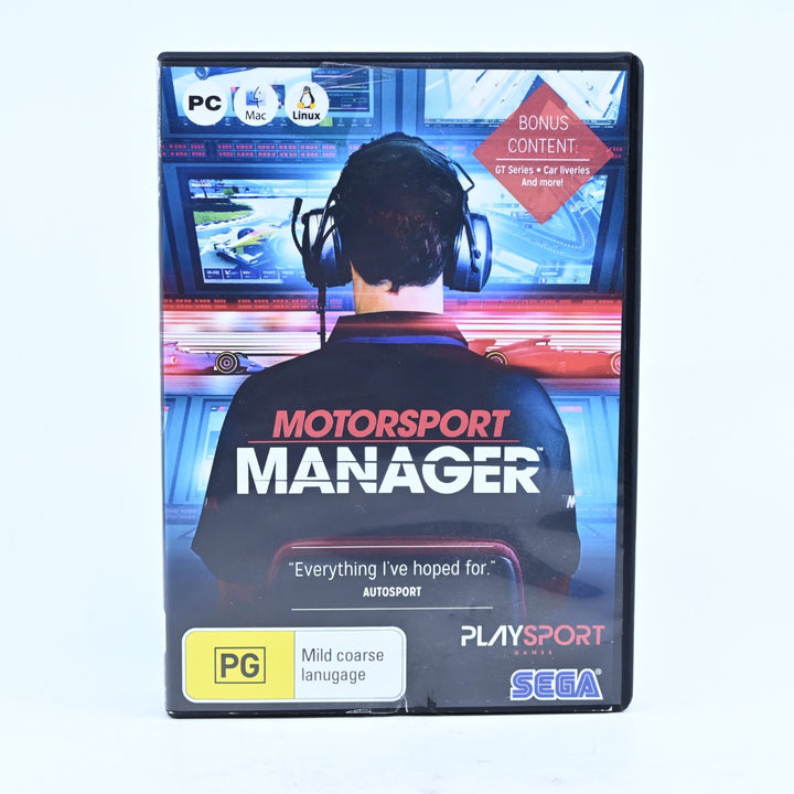 Motorsport Manager -  PC / Other - Games