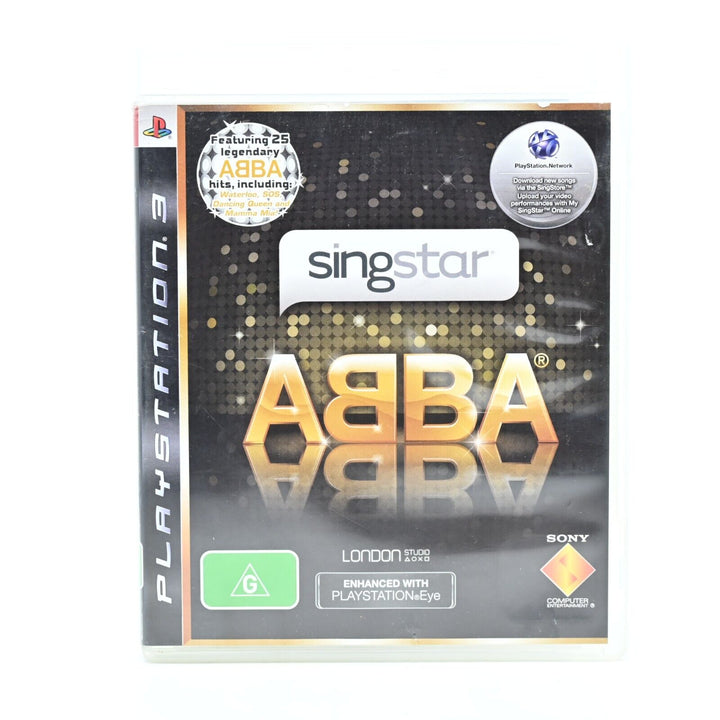 SingStar ABBA - Sony Playstation 3 / PS3 Game + No Manual - FREE POST!