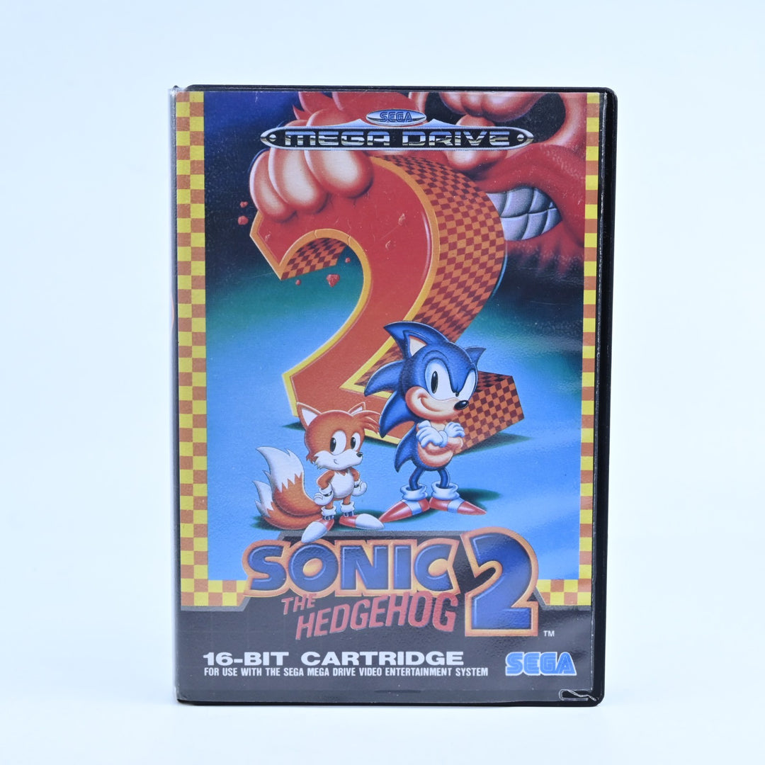 Sonic The Hedgehog 2 - Sega Mega Drive Game + Manual - PAL - FREE POST!