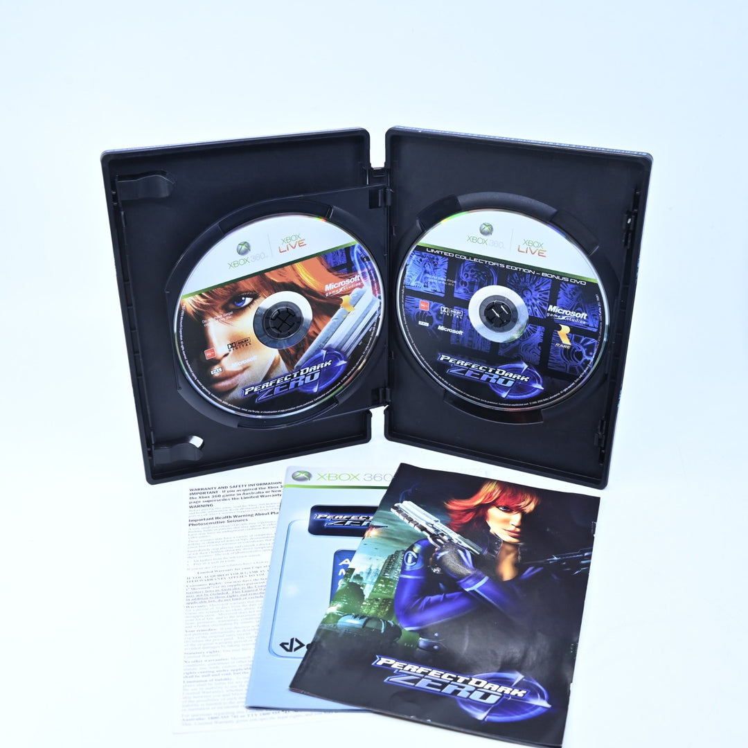 Perfect Dark Zero: Limited Collectors Edition - Xbox 360 Game + Manual - PAL