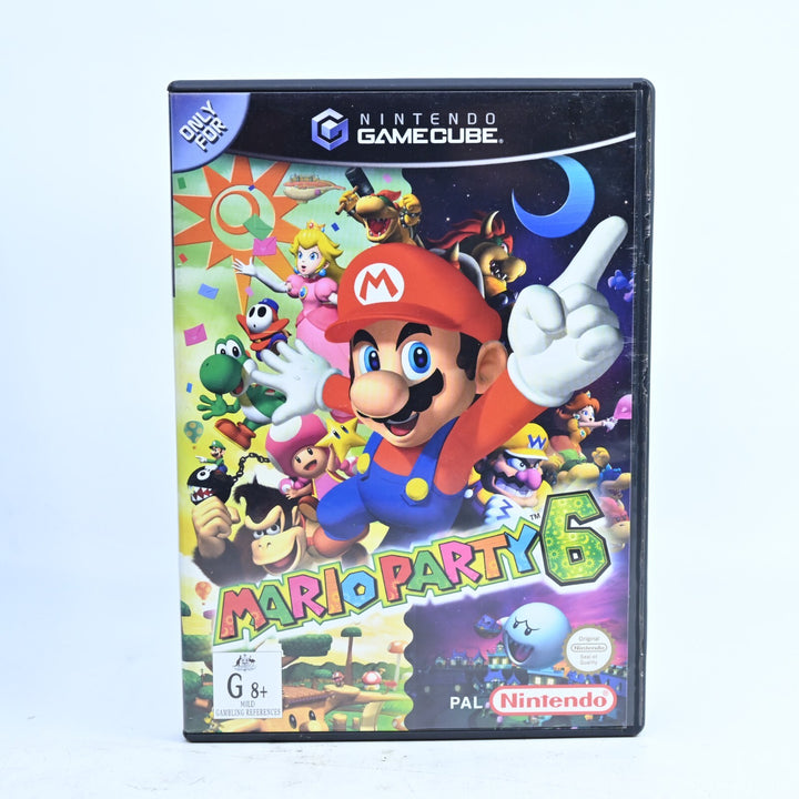 Mario Party 6 + Microphone - Nintendo Gamecube Game + Manual - PAL - FREE POST!