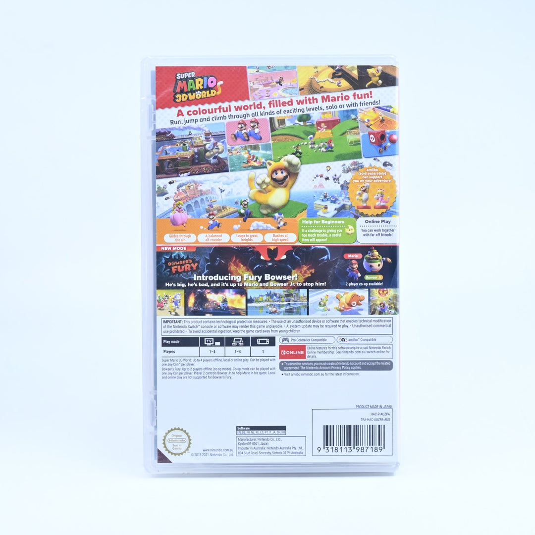 SEALED! Super Mario 3D World + Bowser's Fury - Nintendo Switch Game