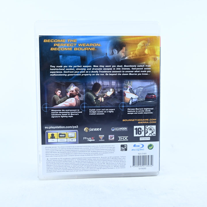 The Bourne Conspiracy - Sony Playstation 3 / PS3 Game + Manual - MINT DISC!