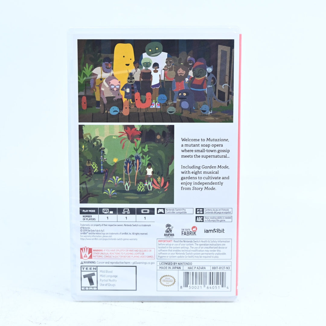 SEALED! Mutazione - Akupara Games- IAM8Bit - Nintendo Switch Game - FREE POST!