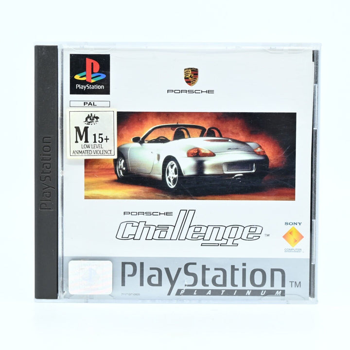 Porsche Challenge + Manual - Sony Playstation 1 / PS1 Game - PAL - MINT DISC!