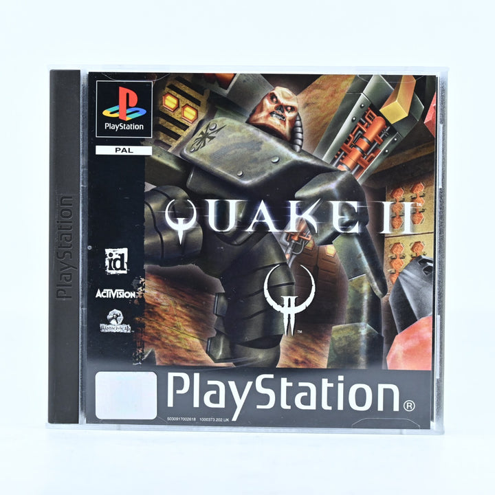 LIKE NEW! Quake II 2 - Sony Playstation 1 / PS1 Game + Manual - PAL - MINT DISC!
