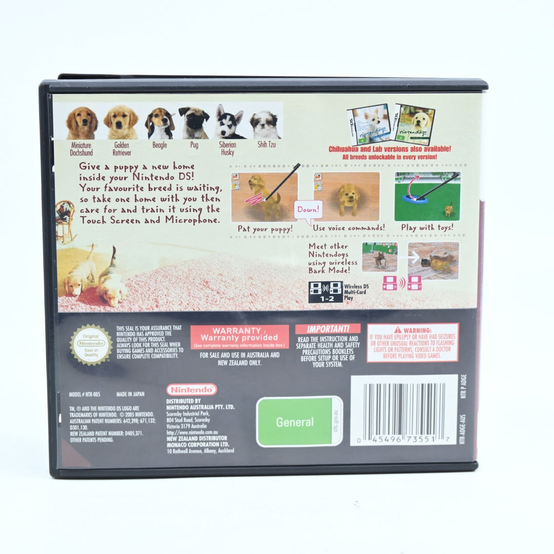 Nintendogs Dachshund & Friends - Nintendo DS Game - PAL + Manual - FREE POST!