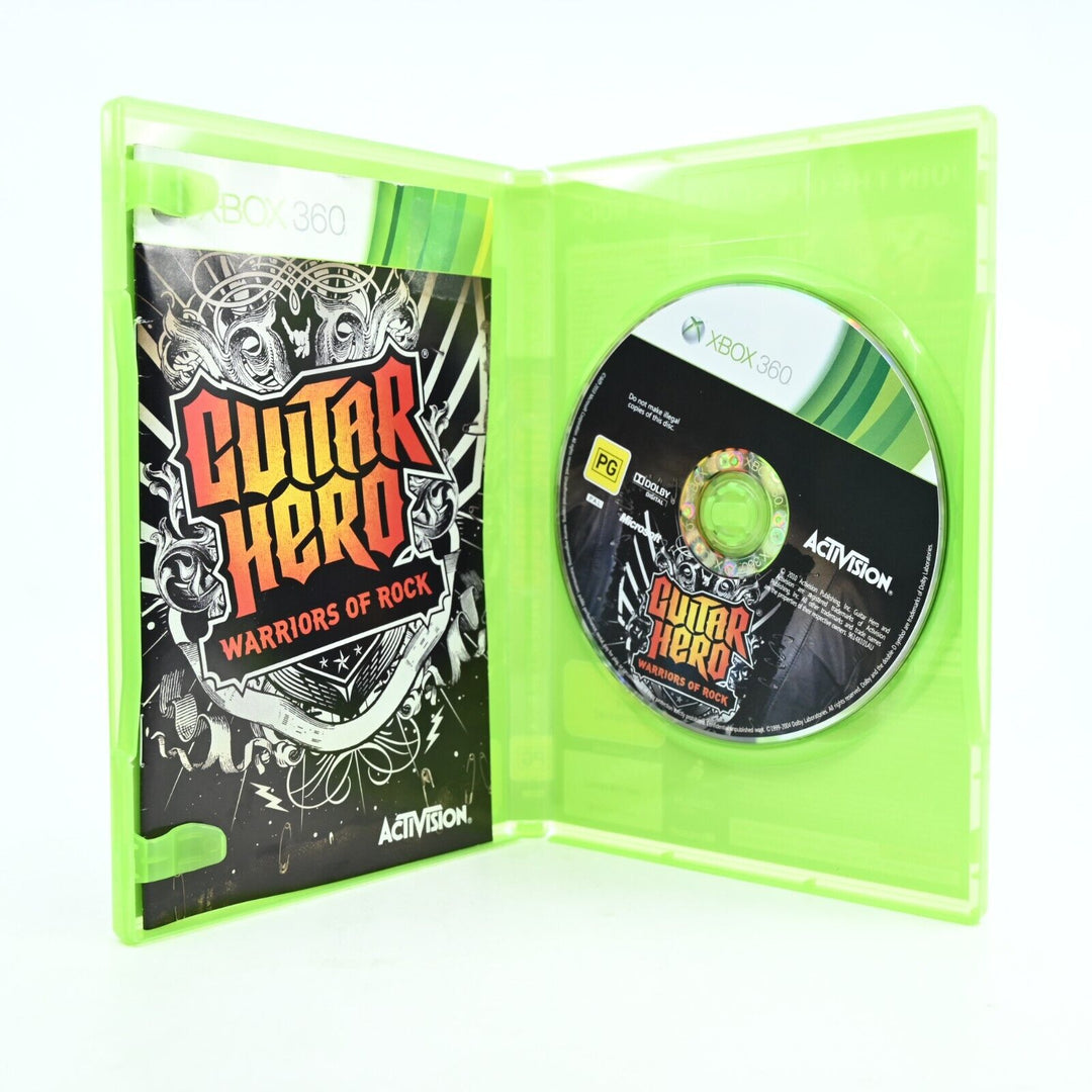 Guitar Hero: Warriors of Rock - Xbox 360 Game + Manual - PAL - MINT DISC!