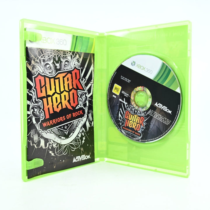 Guitar Hero: Warriors of Rock - Xbox 360 Game + Manual - PAL - MINT DISC!