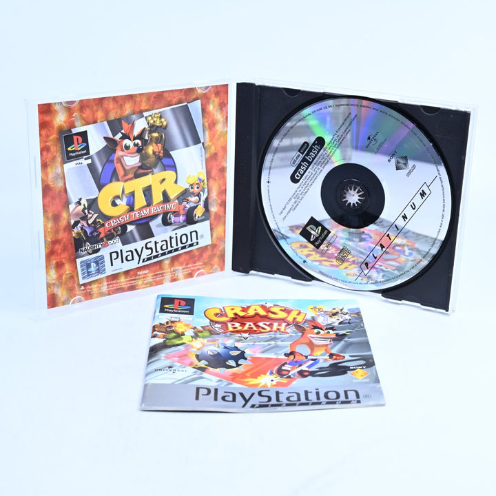 Crash Bash - Sony Playstation 1 / PS1 Game + Manual - PAL - MINT DISC!