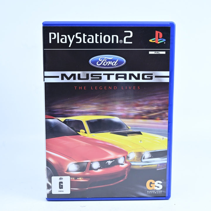 Ford Mustang - Sony Playstation 2 / PS2 Game + Manual - PAL - MINT DISC!