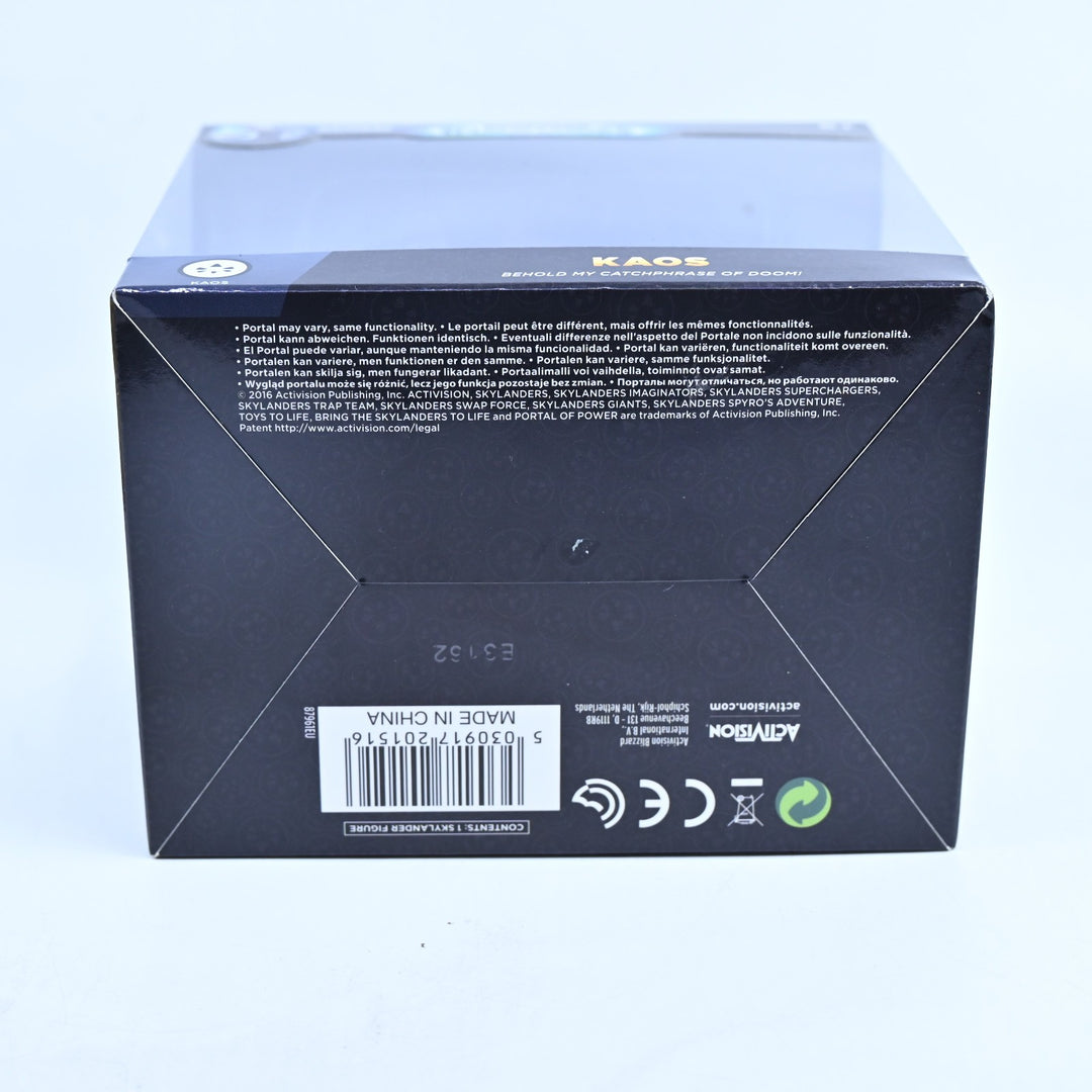SEALED! Kaos - Sensei Skylander - Skylanders Imaginators - Toy