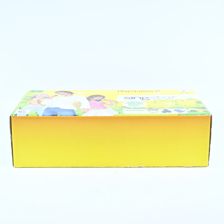 Singstar Pop + Microphones & Connector - PS2 Game + Manual - PAL - MINT DISC!