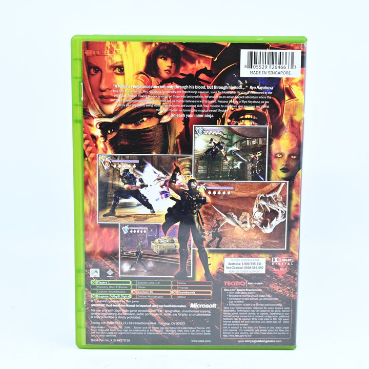 Ninja Gaiden - Original Xbox Game + Manual - PAL