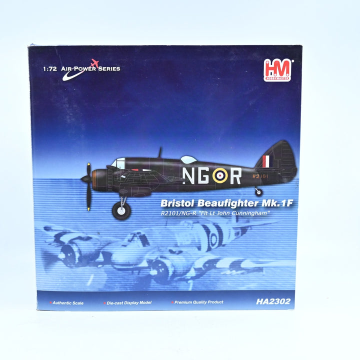 Hobby Master 1:72 Bristol Beaufighter Mk.1F R2101/NG-R HA2302 - Die Cast Plane
