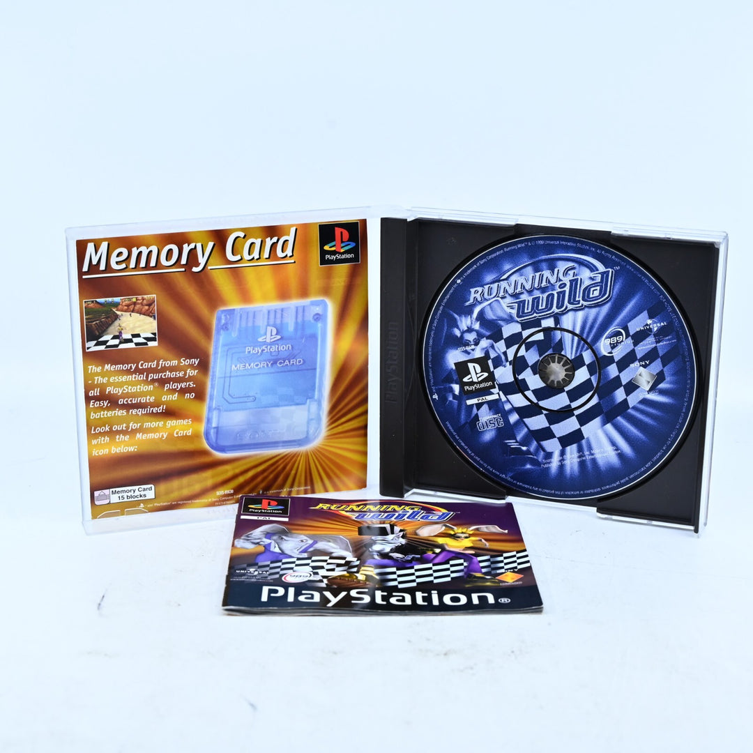 Running Wild - Sony Playstation 1 / PS1 Game + Manual - PAL - MINT DISC!