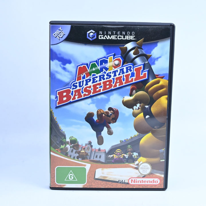 Mario Superstar Baseball - Nintendo Gamecube Game + Manual - PAL - FREE POST!