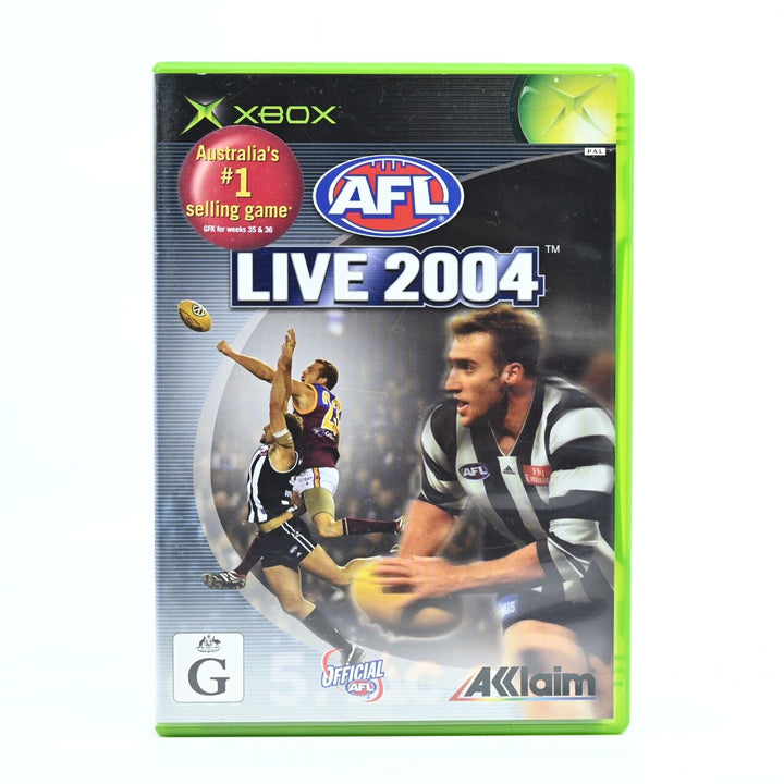 AFL Live 2004 - Original Xbox Game + Manual - PAL - MINT DISC!