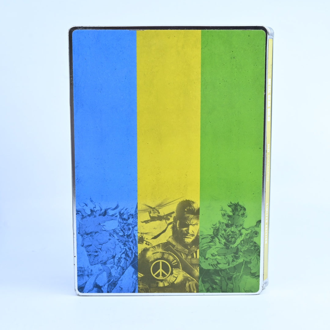 Metal Gear Solid HD Collection - Steelbook - Xbox 360 Game + Manual - PAL