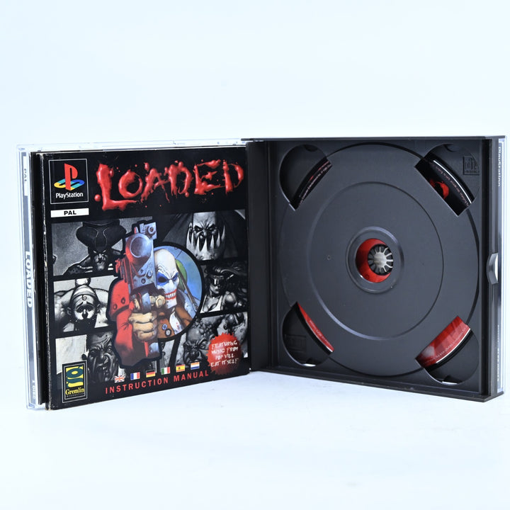 Loaded - Sony Playstation 1 / PS1 Game + Manual - PAL - MINT DISC!