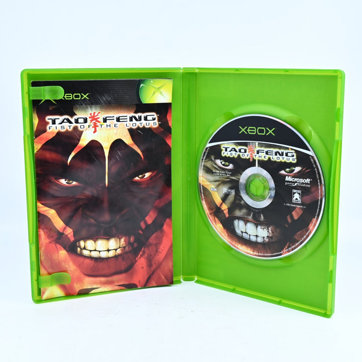 Tao Feng: Fist of the Lotus - Original Xbox Game + Manual - PAL - MINT DISC!