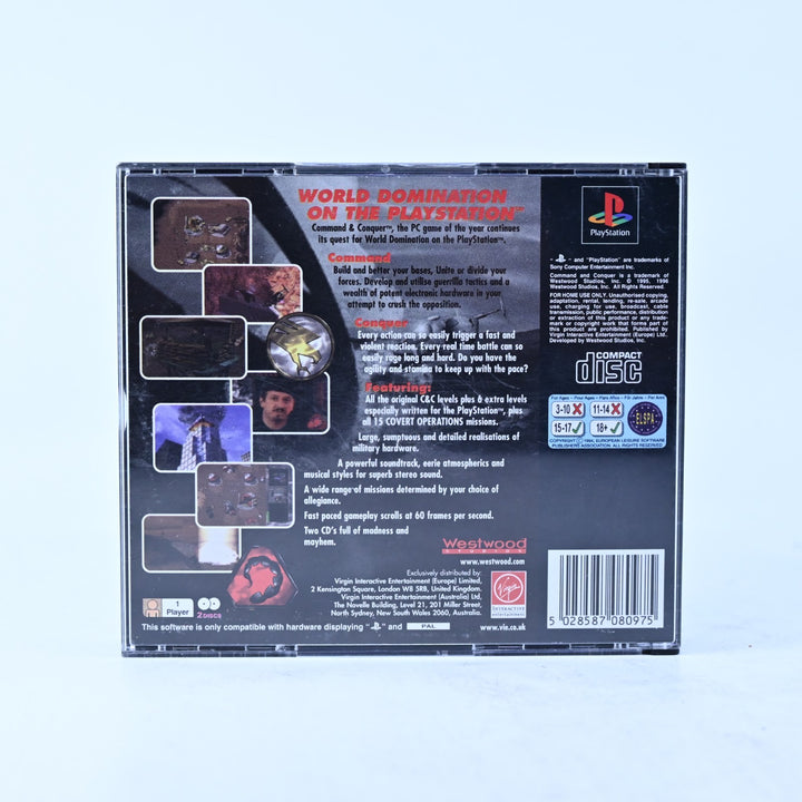 Command and Conquer - Sony Playstation 1 / PS1 Game - No Manual - PAL