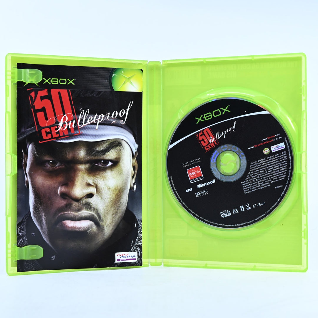 50 Cent Bulletproof - Original Xbox Game + Manual - PAL - MINT DISC!