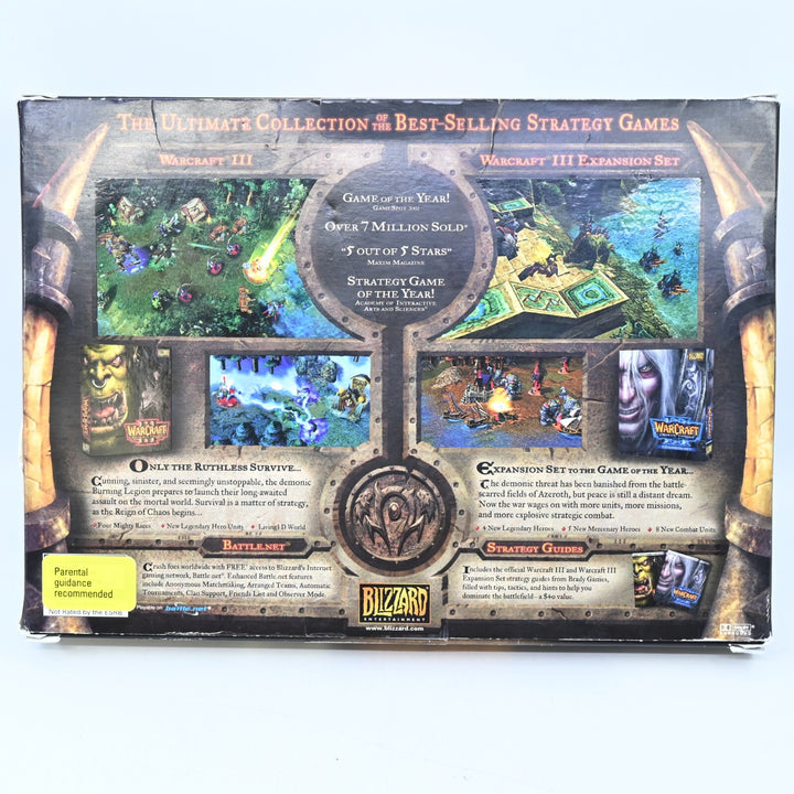 WarCraft III 3 Battle Chest + Manuals - PC / Other Game, Other Game - FREE POST!