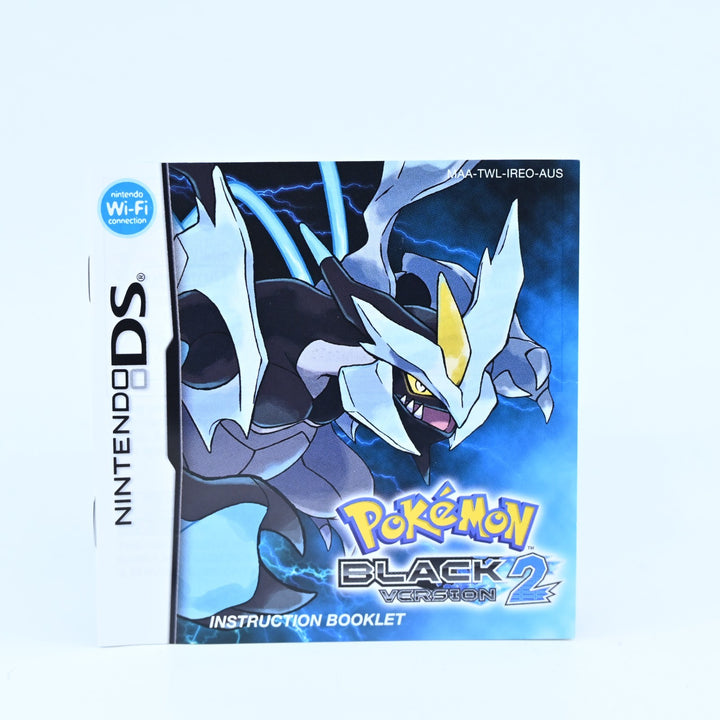 Pokemon Black 2 - Nintendo DS Game - AUS PAL + Manual - FREE POST!