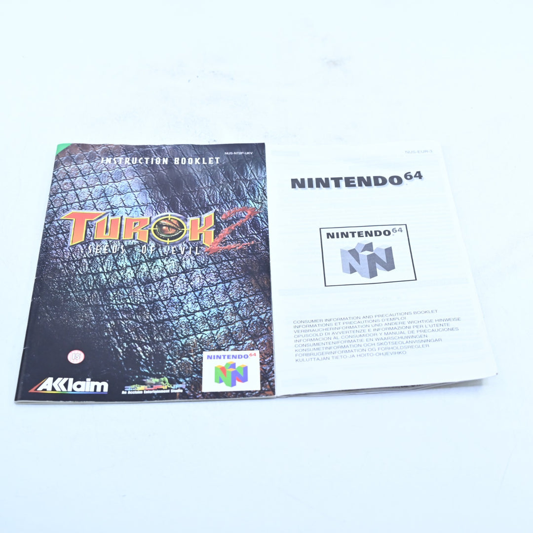 Turok 2: Seeds of Evil - N64 / Nintendo 64 Boxed Game - PAL - FREE POST!