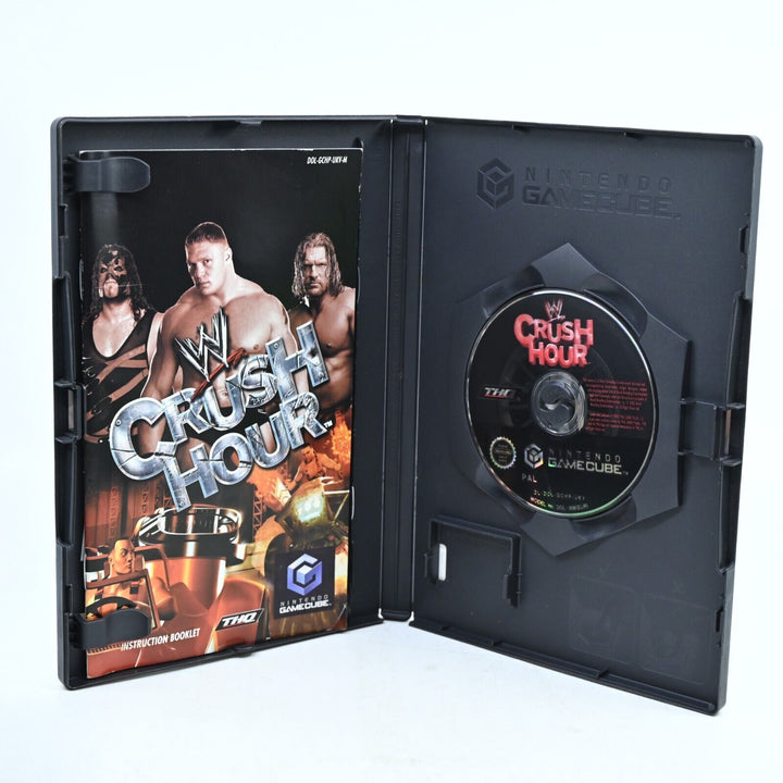 WWE Crush Hour - Nintendo Gamecube Game + Manual - PAL - FREE POST!