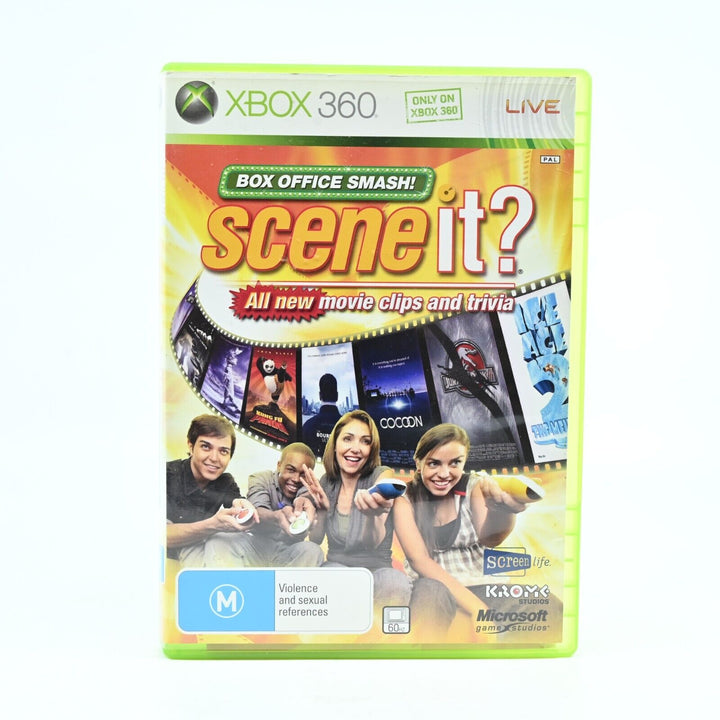 Scene it? Box Office Smash - Xbox 360 Game + Manual - PAL - MINT DISC!