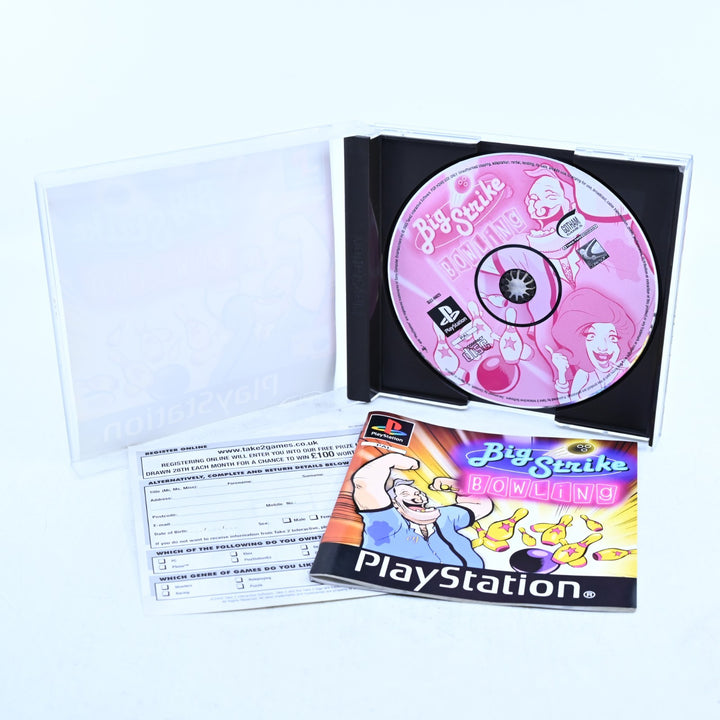 Big Strike Bowling - Sony Playstation 1 / PS1 Game + Manual - PAL - MINT DISC!