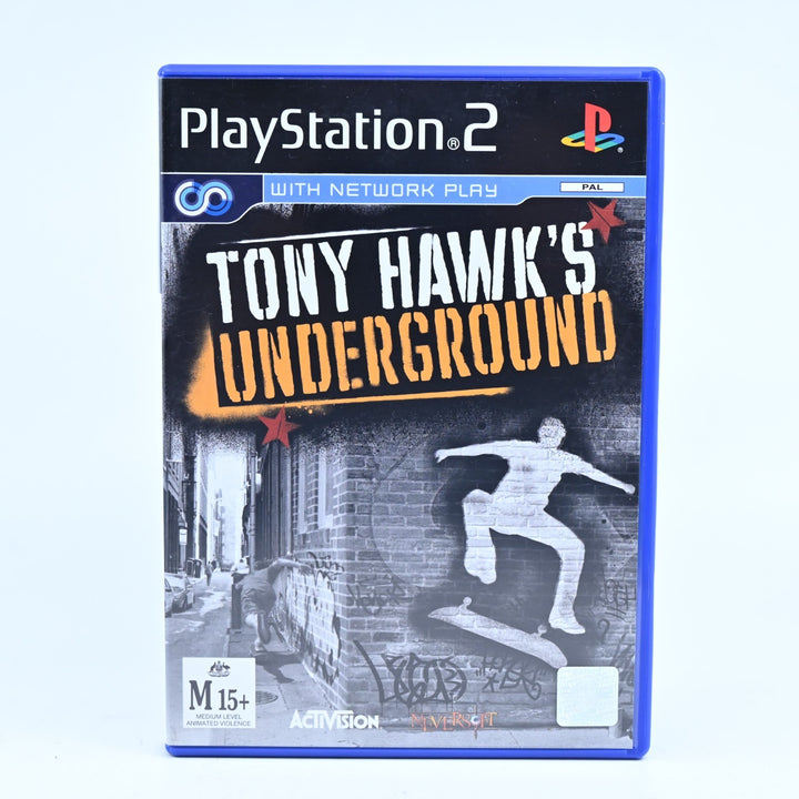 Tony Hawk's Underground - Sony Playstation 2 / PS2 Game + Manual - PAL