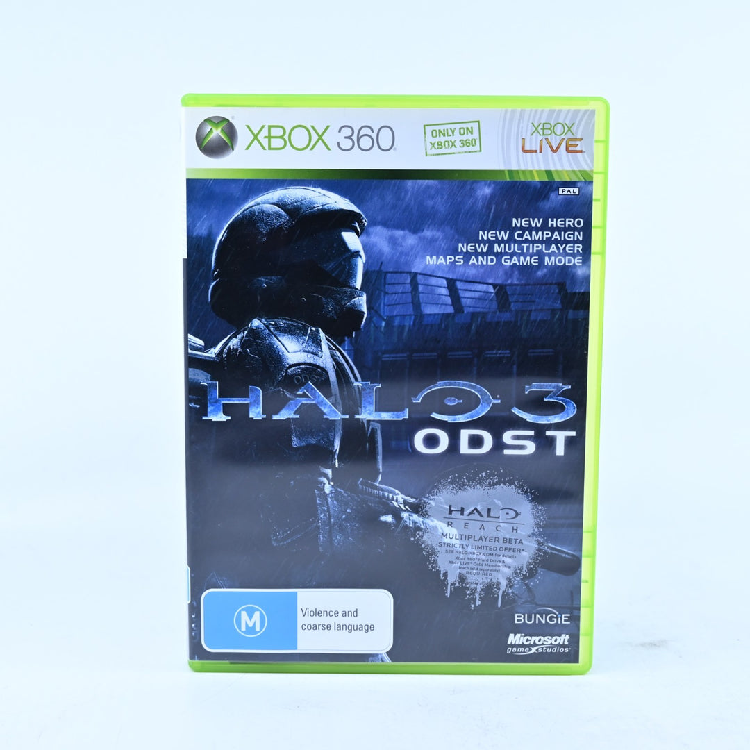 Halo 3 ODST - Xbox 360 Game + Manual - PAL - MINT DISC!