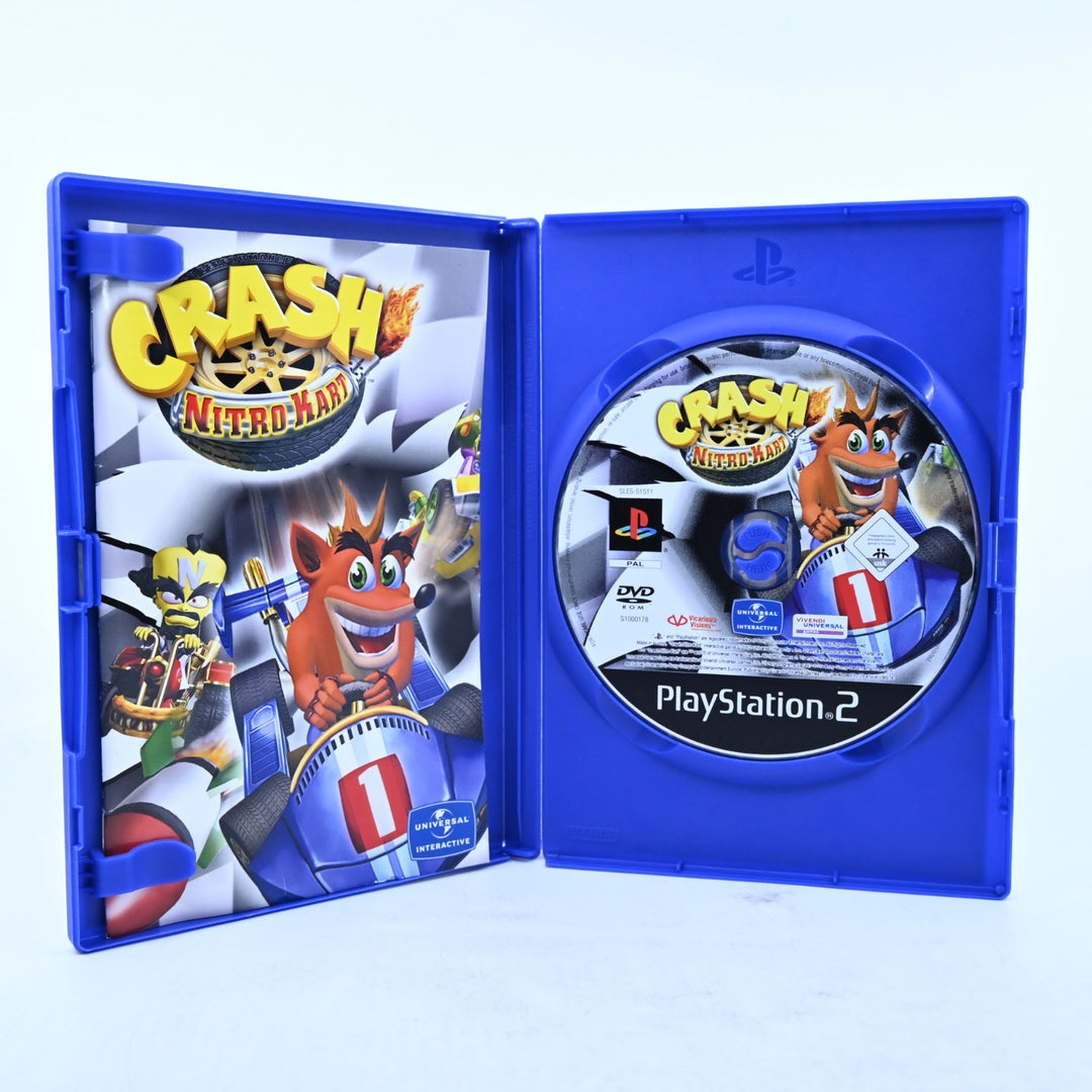 Crash Nitro Kart - Sony Playstation 2 / PS2 Game + Manual - PAL - MINT DISC!